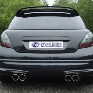 Versand Am Gleichen Tag Fox Duplex Auspuff Sportauspuff Komplettanlage für Peugeot 207 RC 1.6l 128W