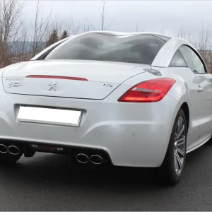 Geprüft Fox Duplex Auspuff Sportauspuff Sportendschalldämpfer für Peugeot RCZ 1.6 115kW