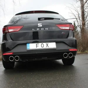 Sonderangebot Fox Duplex Auspuff Sportauspuff Komplettanlage für Seat Leon ST 5F 1.4l ab 2012