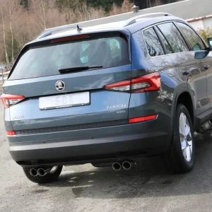 Fox Duplex Auspuff Sportauspuff Sportendschalldämpfer für Skoda Kodiaq 4x4 2,0l Sichere Zahlung