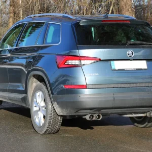Direktkauf Fox Duplex Auspuff Sportauspuff Sportendschalldämpfer für Skoda Kodiaq 4x4 2,0l