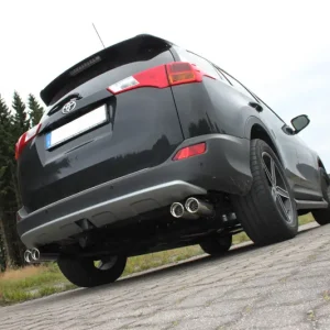 Super-Preis Fox Duplex Auspuff Sportauspuff Endrohrsystem für Toyota RAV 4 IV 2.0l 111/112kW
