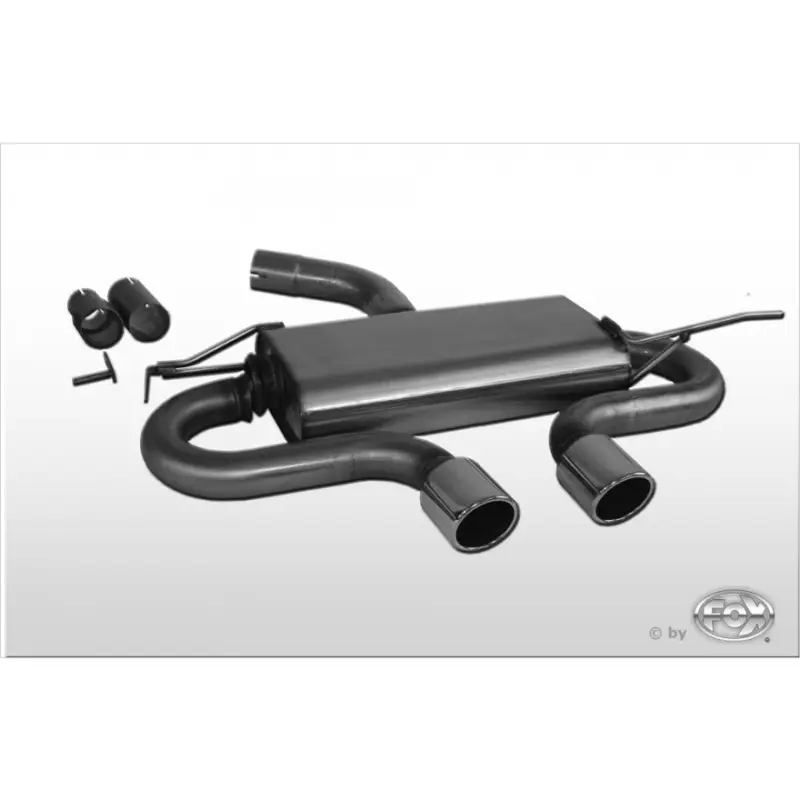 Fox Auspuff Sportauspuff Komplettanlage für VW Golf VI 1,2l 63/77kW 1,4l Zertifiziert