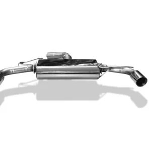 Markenprodukt Fox Duplex Auspuff Sportauspuff Sportendschalldämpfer für VW Golf VI 1,2l