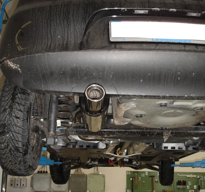 Fox Auspuff Sportauspuff Komplettanlage für VW Fox 5Z 1.4l 55kW ab 2003 Sofort Bestellen