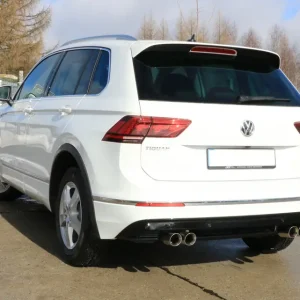 Fox Duplex Auspuff Sportauspuff Sportendschalldämpfer für VW Tiguan II 4motion Nur Für Kurze Zeit