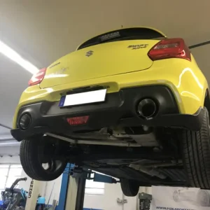 Jetzt Kaufen Fox Duplex Auspuff Sportauspuff Komplettanlage für Suzuki Swift V Sport 1,4l