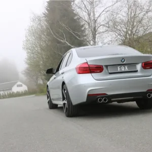 Fox Duplex Auspuff Sportauspuff Sportendschalldämpfer für BMW F30/F31 335d 3,0l Sale