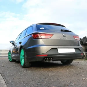 Preisknaller Fox Auspuff Sportauspuff Sportendschalldämpfer für Seat Leon ST 5F 1.4l ab 2012