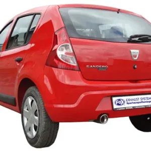 Must-Have Fox Endrohr für Dacia Sandero 1.2l 55kW 1.4l 53/55kW 1.6l 62/64kW 2008-2012