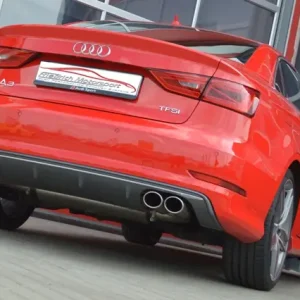Zertifiziert Friedrich Motorsport Gruppe A Duplex Sportauspuff Anlage für Audi A3 8V Limo 1.4