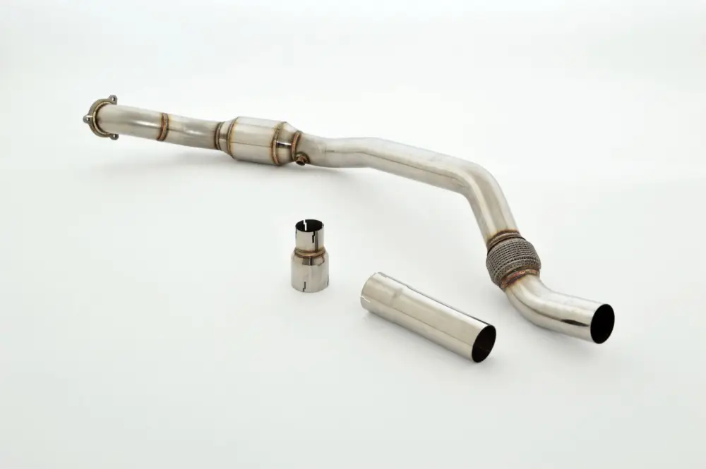 Sofort Bestellen Friedrich Motorsport 76mm Downpipe Sport Kat für Mercedes R172 SLK Bj. 03/2011-