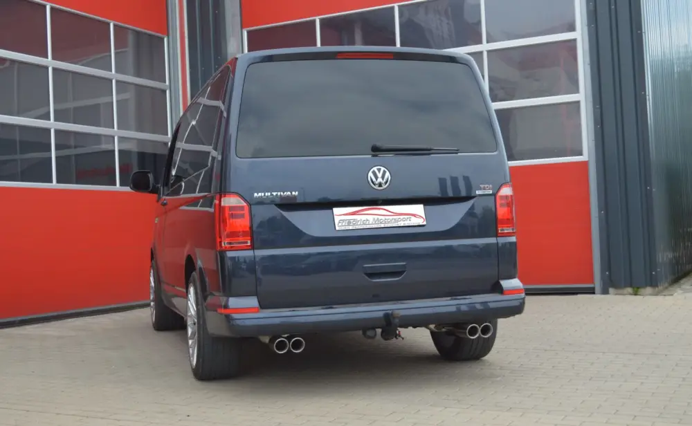 Friedrich Motorsport Gruppe A Duplex Sportauspuff Anlage für VW T6 Bus 2.0l TDI Sonderaktion