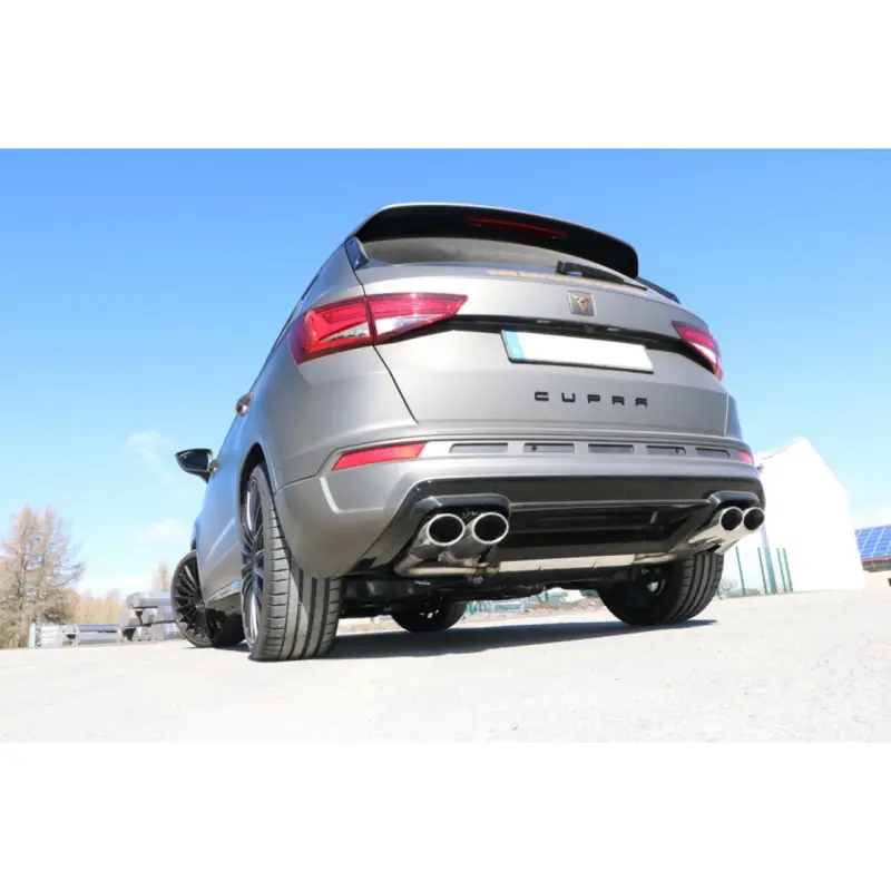 Preisknaller Fox Duplex Sportauspuff Halbanlage mit Klappe für Seat Ateca Cupra 4x4 5FP 2,0l