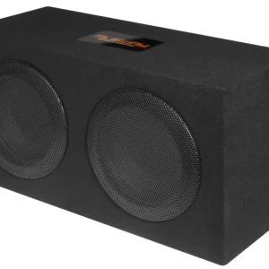 MUSWAY Dual Bassreflex-Gehäusesub MR-206Q Subwoofer Bassbox 600W Finale Aktion