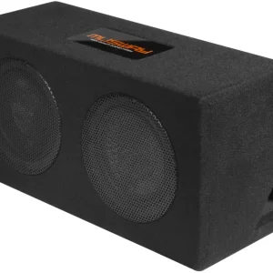 MUSWAY Dual Bassreflex-Gehäusesub MR-208Q Subwoofer Bassbox 800W Zertifiziert