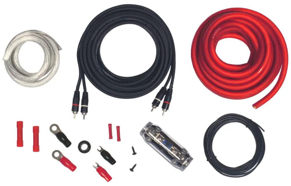 ROCKFORD FOSGATE 20 mm² RFK20 20mm² Auto Carhifi Stromkabel KabelSet Subwoofer Preisknaller