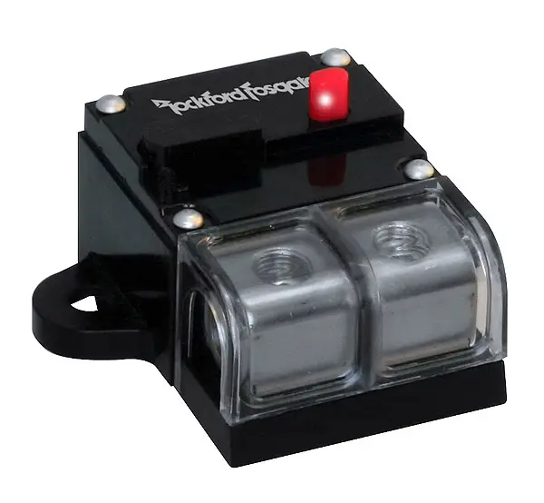 ROCKFORD FOSGATE Sicherungsautomat RFCB100 12V 100A für Carhifi Wohnwagen Boot Neu