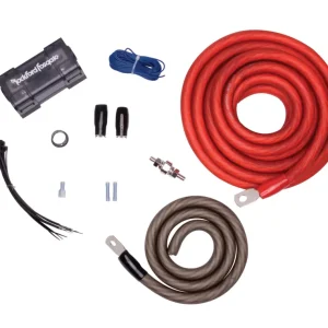 Versand Am Gleichen Tag ROCKFORD FOSGATE 1/0 AWG RFK1 High End Kabelkit 55 mm² für zwei Verstärker