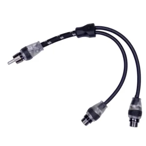 ROCKFORD FOSGATE Premium 1M/2FY-Adapter RFITY-1M CINCHKABEL T-Stück Cinch Kabel Markenware