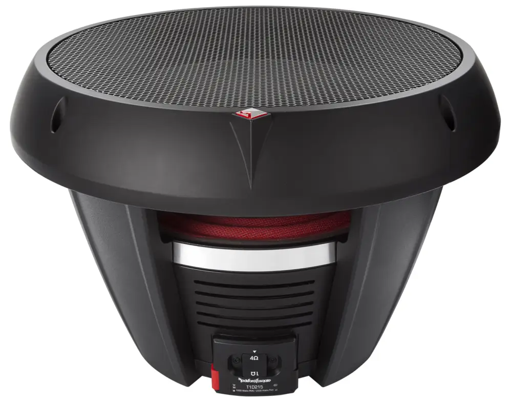 Nur Heute ROCKFORD FOSGATE POWER Subwoofer T1D415 38cm Subwoofer Bassbox 2000 Watt