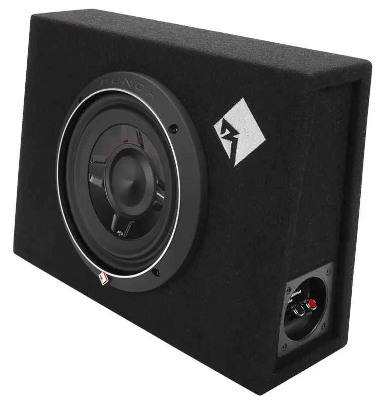 ROCKFORD FOSGATE PUNCH Subbox P3S-1X8 20cm Subwoofer Bassbox 150 WRMS 4 Ohm Top-Preis