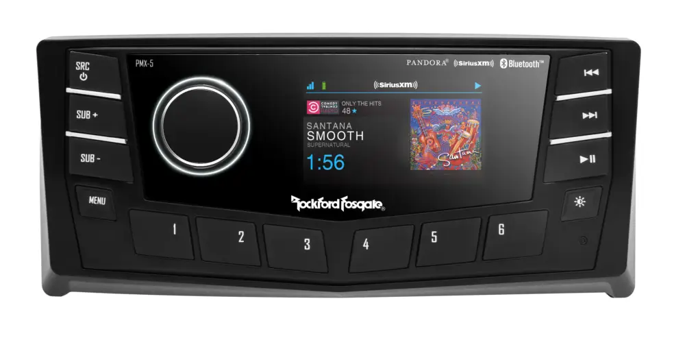 ROCKFORD FOSGATE Marine PMX-5CAN Digital Media Receiver mit 6,8cm Farb Display Must-Have