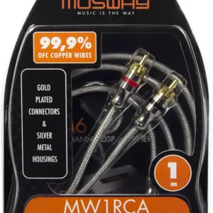 Angebot MUSWAY Cinchkabel 1 m MW1RCA Cinchkabel