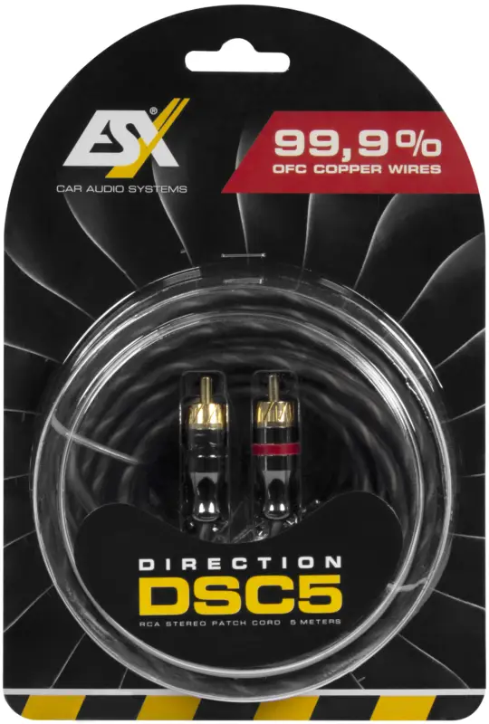 ESX DIRECTION Cinchkabel 5 m DSC5 Cinchkabel Bestpreis