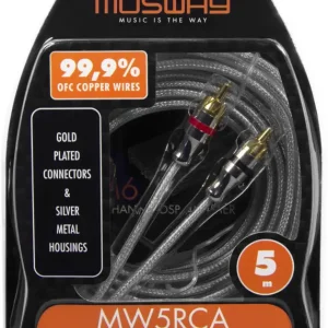 MUSWAY Cinchkabel 5 m MW5RCA Cinchkabel Preis Gesenkt