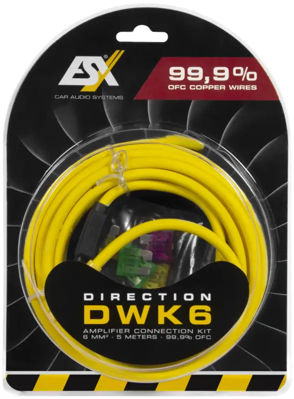 Rabatt ESX DIRECTION Kabelkit 6 mm² DWK6 Kabelkit 6 mm²