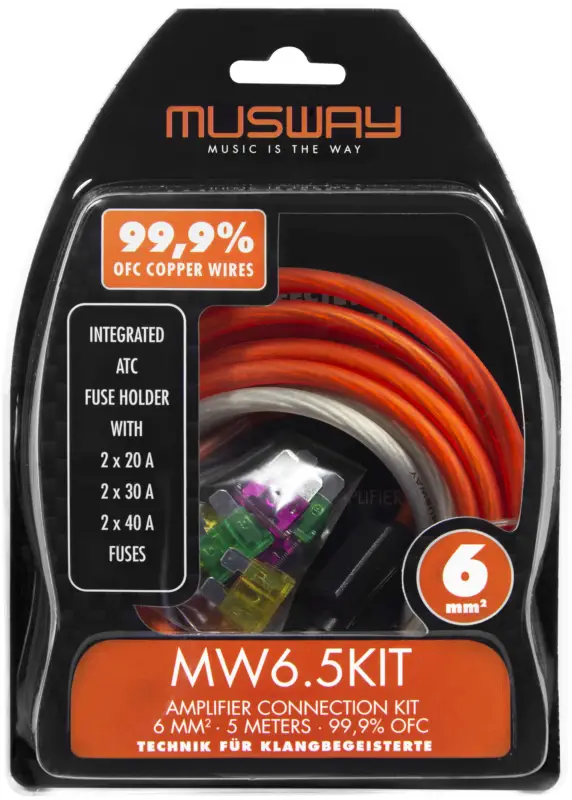 MUSWAY Kabelkit 6 mm² MW6.5KIT Kabelkit 6 mm² Günstig