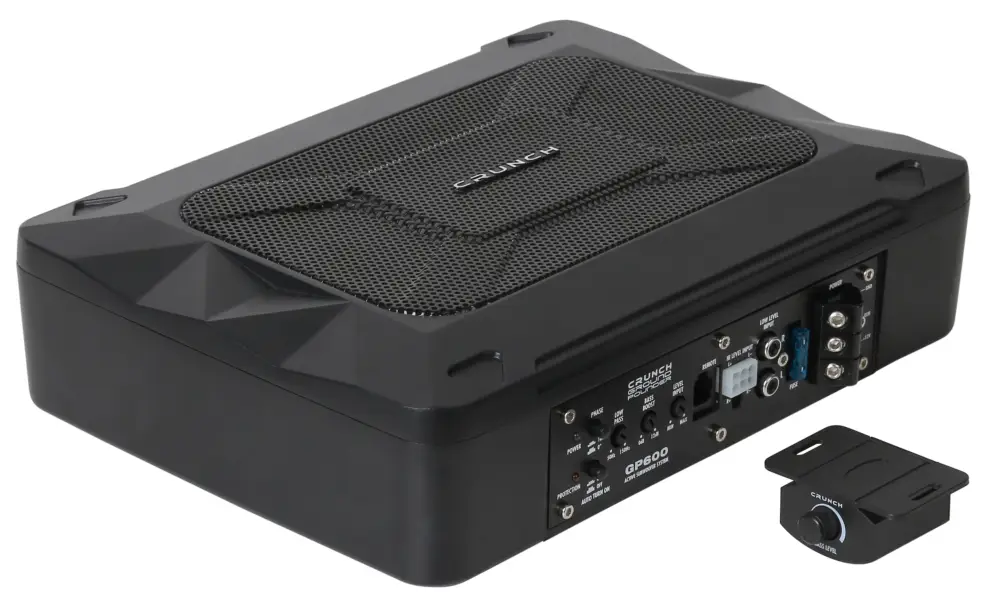 Geprüft CRUNCH 13 x 20 cm Active Subwoofer System GP600 Aktiv-Subwoofer 5x8"