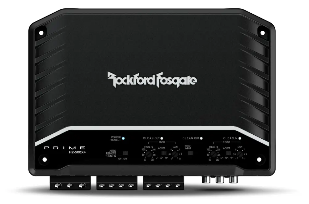 Letzte Chance ROCKFORD FOSGATE PRIME 4CH Amp R2-500X4 4-Kanal Verstärker digital