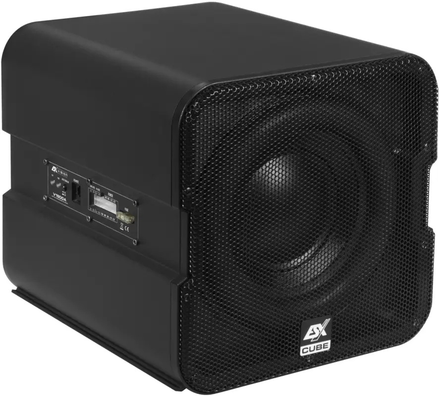 ESX VISION Kompakt Aktiv-Subwoofer V-1600A Aktiv-Subwoofer 20 cm Schneller Versand