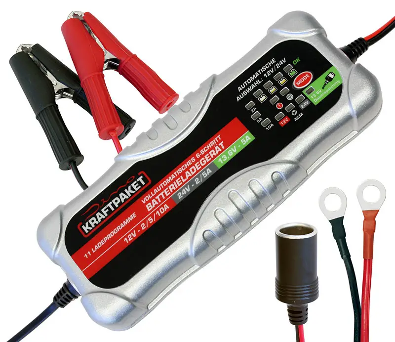Dino Kraftpaket 136302 Auto Ladegerät Batterieladegerät 12V 24V 10A Auto Lkw Geprüft
