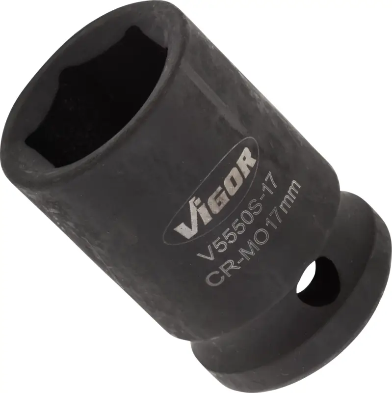 Must-Have VIGOR Schlagschrauber Steckschlüsseleinsatz kurz V5550S-17 1/2" Sechskant SW 17