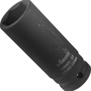 VIGOR Schlagschrauber Steckschlüsseleinsatz lang V5550L-22 1/2" Sechskant SW 22 Sofort Bestellen
