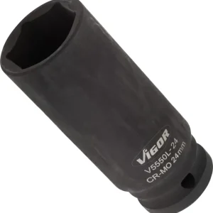 Markenware VIGOR Schlagschrauber Steckschlüsseleinsatz lang V5550L-24 1/2" Sechskant SW 24
