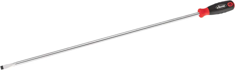 Zertifiziert VIGOR Schraubendreher extra lang V4438 Schlitz Profil SW 1,6 x 10 mm