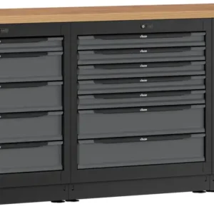 VIGOR Schrankwand-Kombination Starter-Paket Holz V6000-3P1XLD 2588 mm x 700 mm Begrenztes Angebot