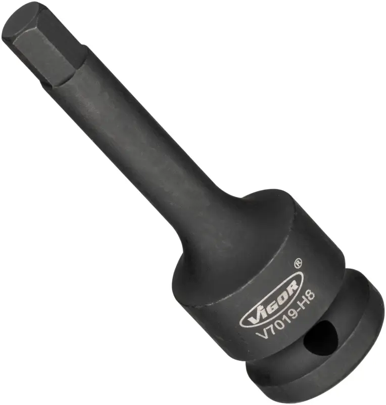 Preiswert VIGOR Schlagschrauber Schraubendrehereinsatz V7019-H8 1/2" Sechskant SW 8 mm