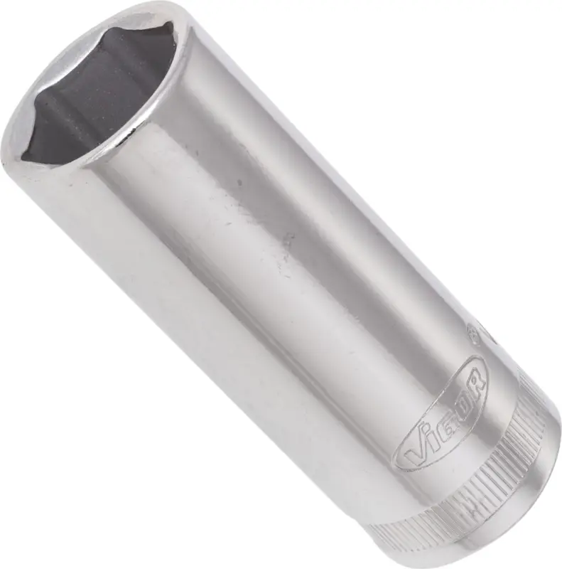 VIGOR Steckschlüsseleinsatz lang V2314N 3/8" Außen Sechskant Profil SW 17 mm Geprüft