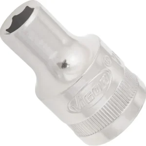 VIGOR Steckschlüsseleinsatz V4709N 1/2" Außen Sechskant Profil SW 8 mm Markenware