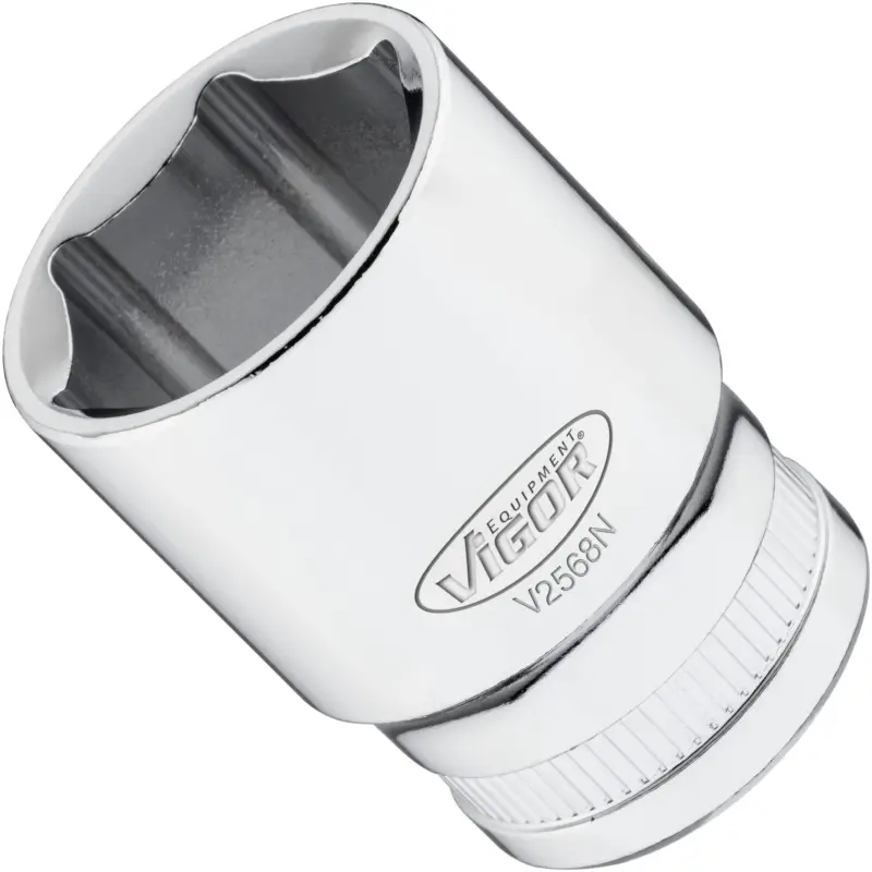 VIGOR Steckschlüsseleinsatz V2568N 1/2" Außen Sechskant Profil SW 22 mm Begrenztes Angebot