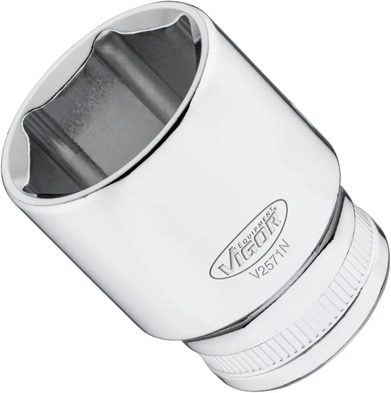 VIGOR Steckschlüsseleinsatz V2571N 1/2" Außen Sechskant Profil SW 27 mm Direkt Vom Hersteller