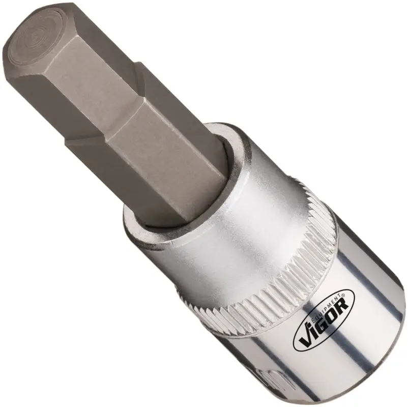 Günstig VIGOR Steckschlüsseleinsatz V7158-4 3/8" Innen Sechskant Profil SW 9 mm