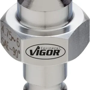 Zertifiziert VIGOR Druckstück 90° DIN / SAE V2558 4,75 - 6 mm