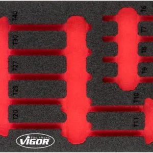 VIGOR Weichschaumeinlage leer V4991-L L x B x H: 393 mm x 188 mm x 35 mm Bestpreis