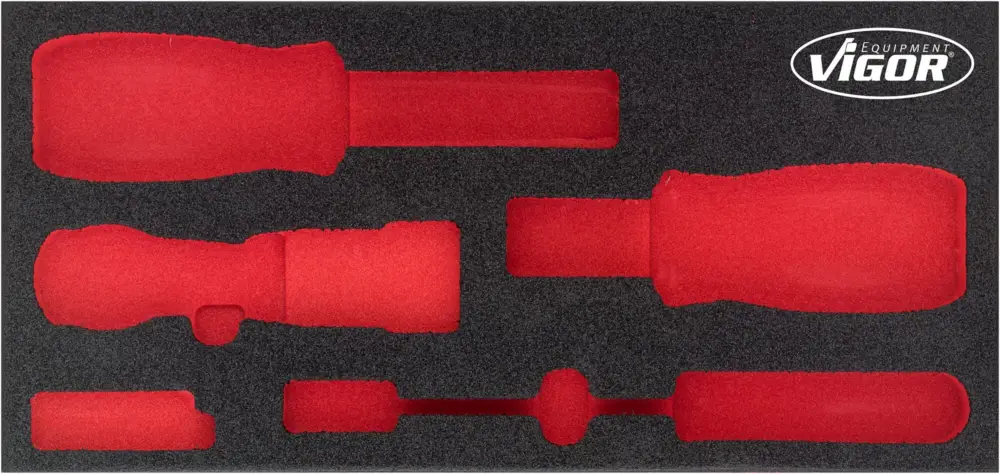 VIGOR Weichschaumeinlage leer V5017-L L x B x H: 393 mm x 188 mm x 35 mm Solange Der Vorrat Reicht
